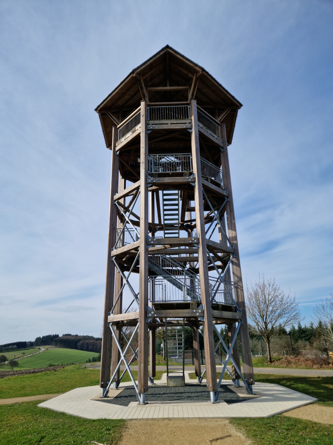Aussichtsturm Nationalparkblick Rascheid Büchertürme