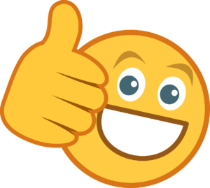 Daumen hoch smiley
